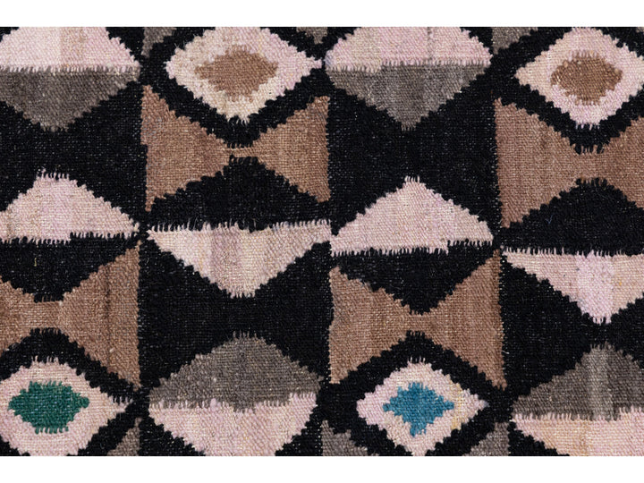 Modern Kilim Wool Rug 10 X 12