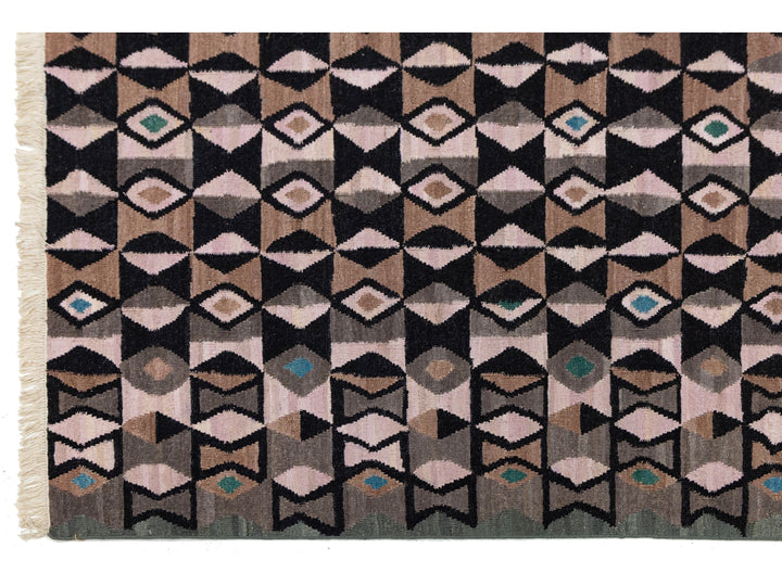 Modern Kilim Wool Rug 10 X 12