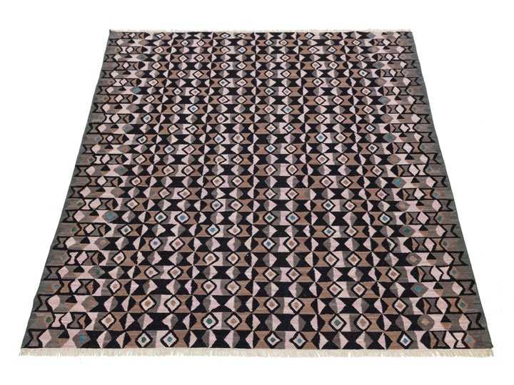 Modern Kilim Wool Rug 10 X 12