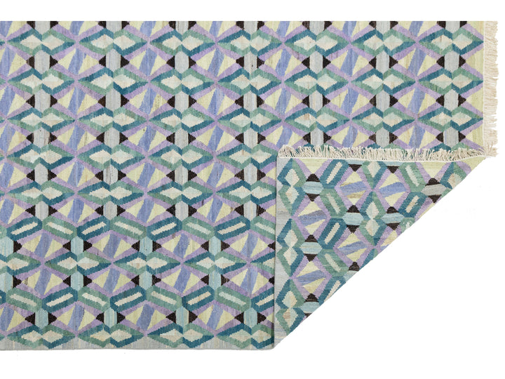 Modern Kilim Wool Rug 10 X 12