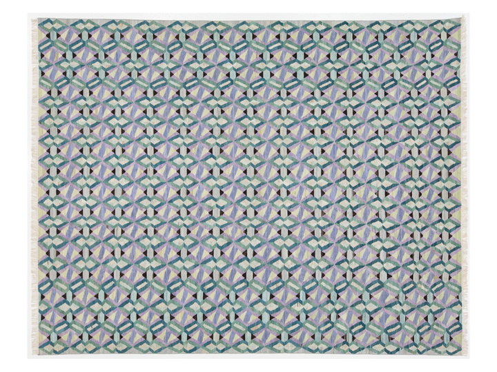 Modern Kilim Wool Rug 10 X 12
