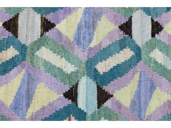 Modern Kilim Wool Rug 10 X 12