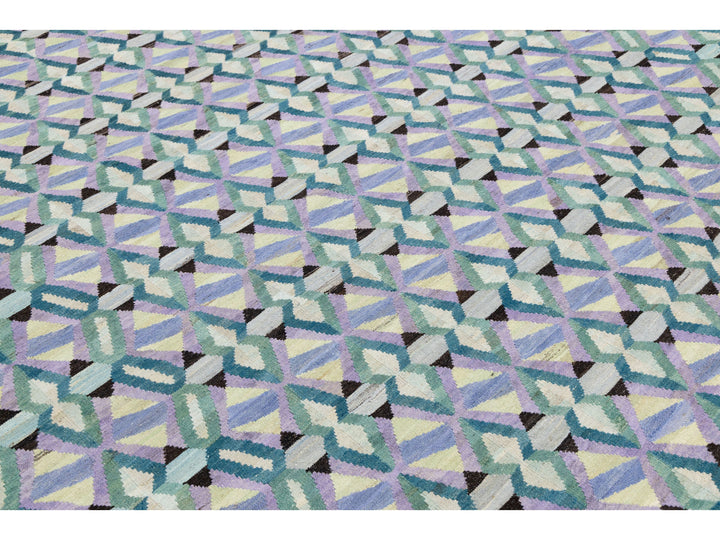 Modern Kilim Wool Rug 10 X 12