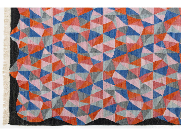 Modern Kilim Wool Rug 10 X 12