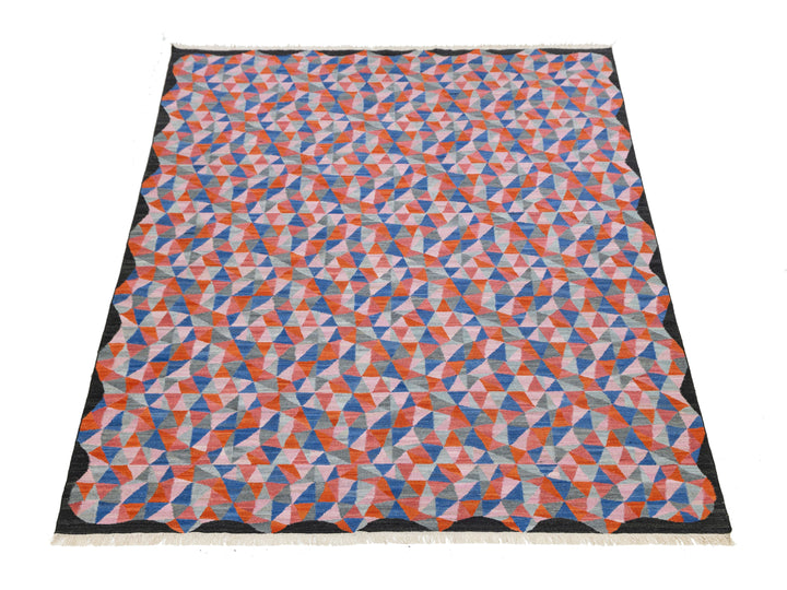 Modern Kilim Wool Rug 10 X 12
