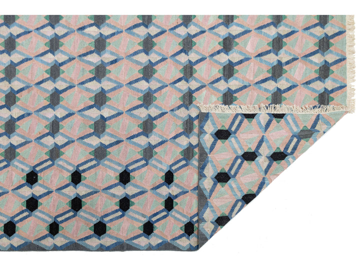 Modern Kilim Wool Rug 10 X 12