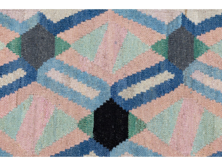 Modern Kilim Wool Rug 10 X 12
