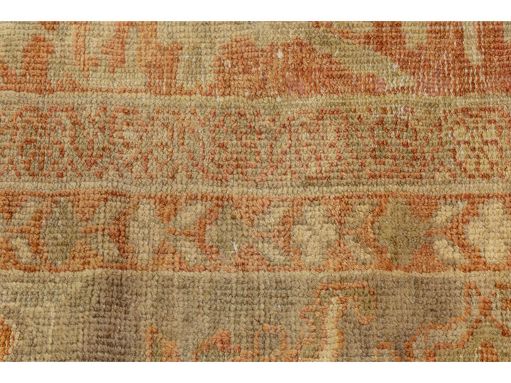 Antique Mahal Wool Rug 15 X 25