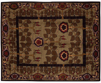 21st Century Contemporary Khotan Style Wool Rug 8 X 10