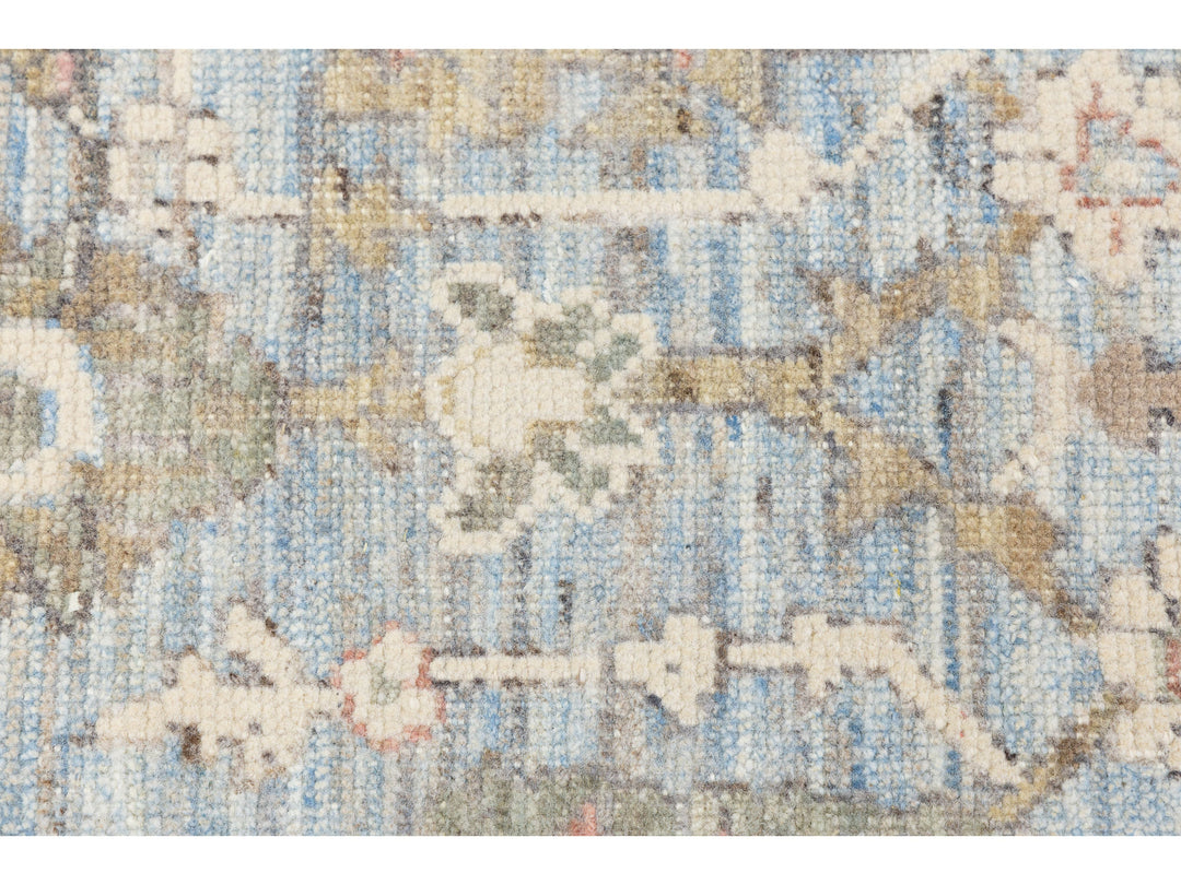 Modern Oushak Wool Rug 9 X 12