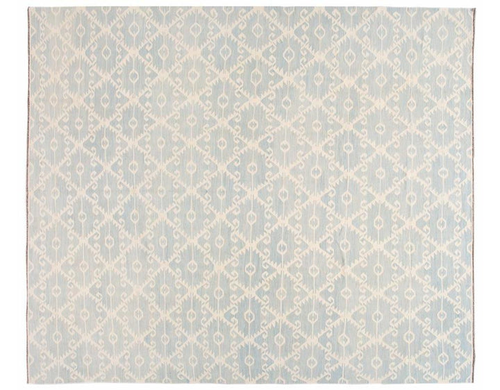 Modern Flatweave Kilim Wool Rug 13 X 15