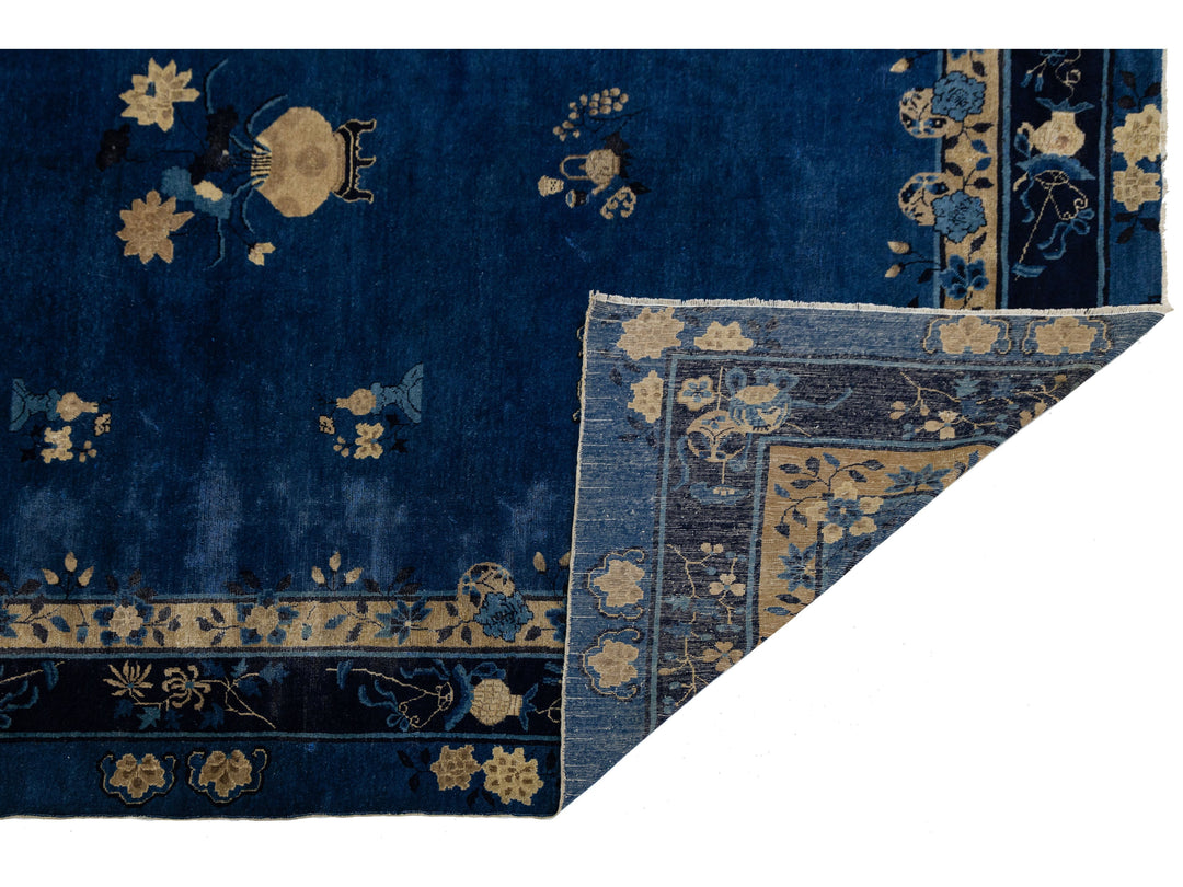 Antique Art Deco Chinese Rug 9 X 12