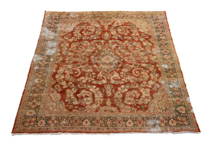 Antique Persian Mahal Wool Rug 11 X 13