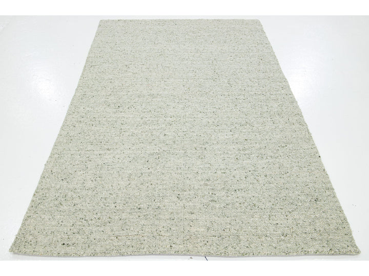 Modern Textured Wool Rug 5 X 8