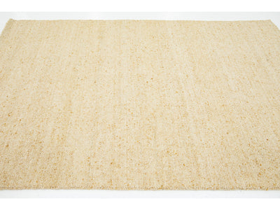 Modern Textured Wool Rug 5 X 8