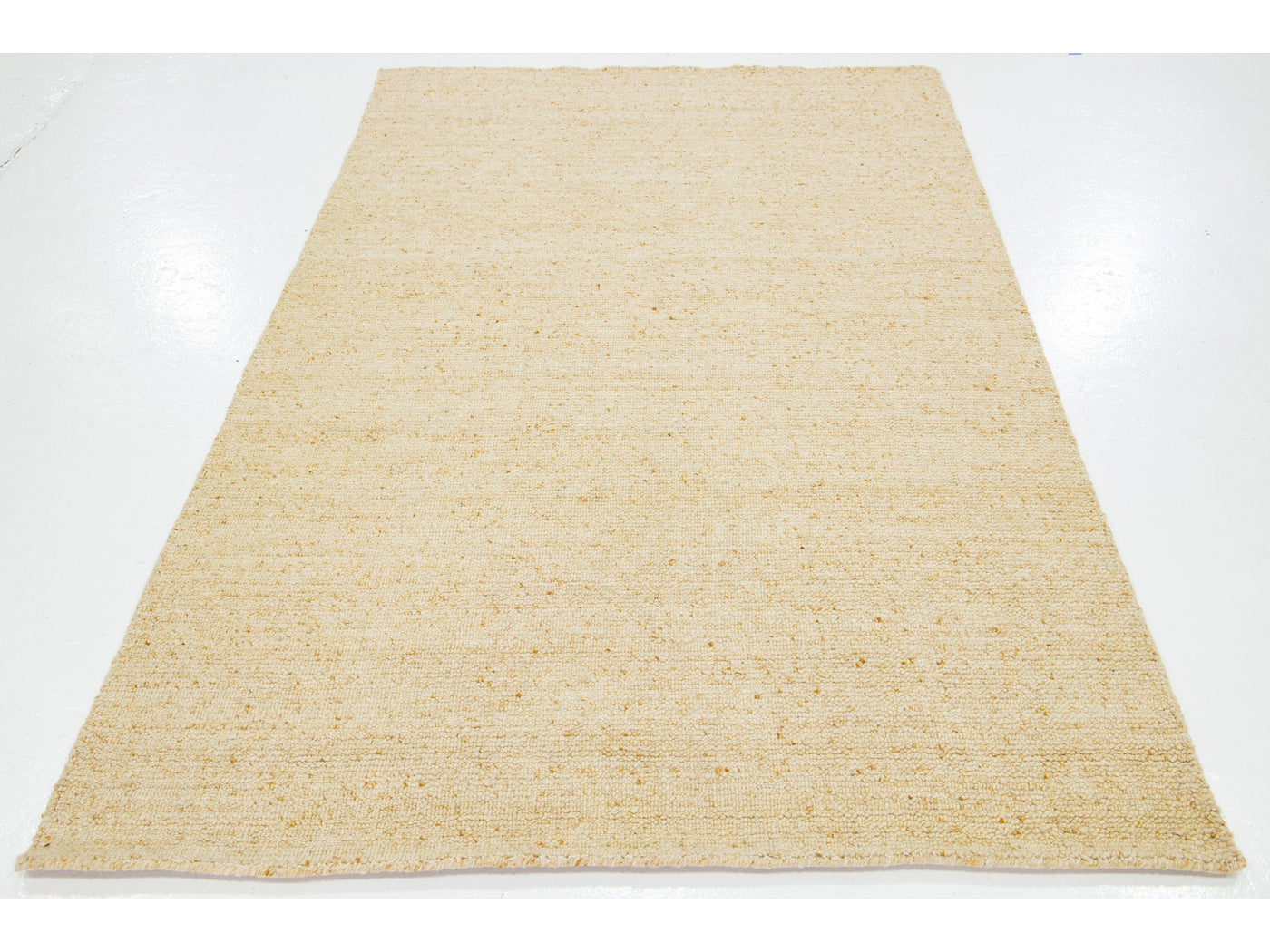 Modern Textured Wool Rug 5 X 8