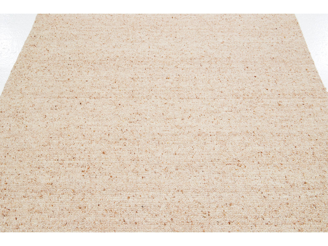 Modern Textured Wool Rug 5 X 8
