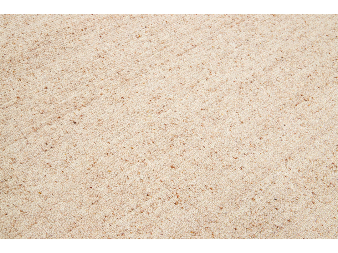 Modern Textured Wool Rug 5 X 8