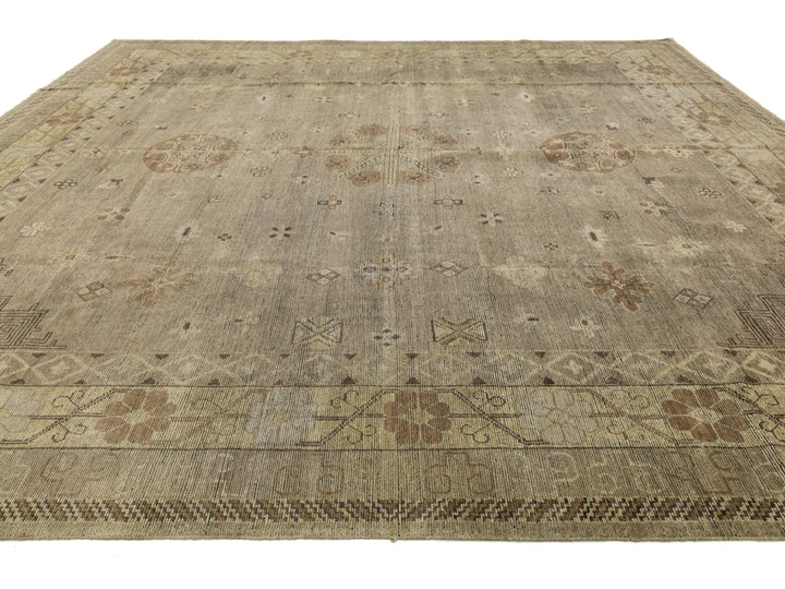 Modern Senneh Wool Rug 15 X 16