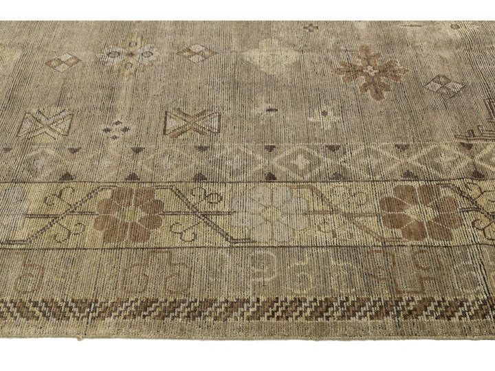 Modern Senneh Wool Rug 15 X 16