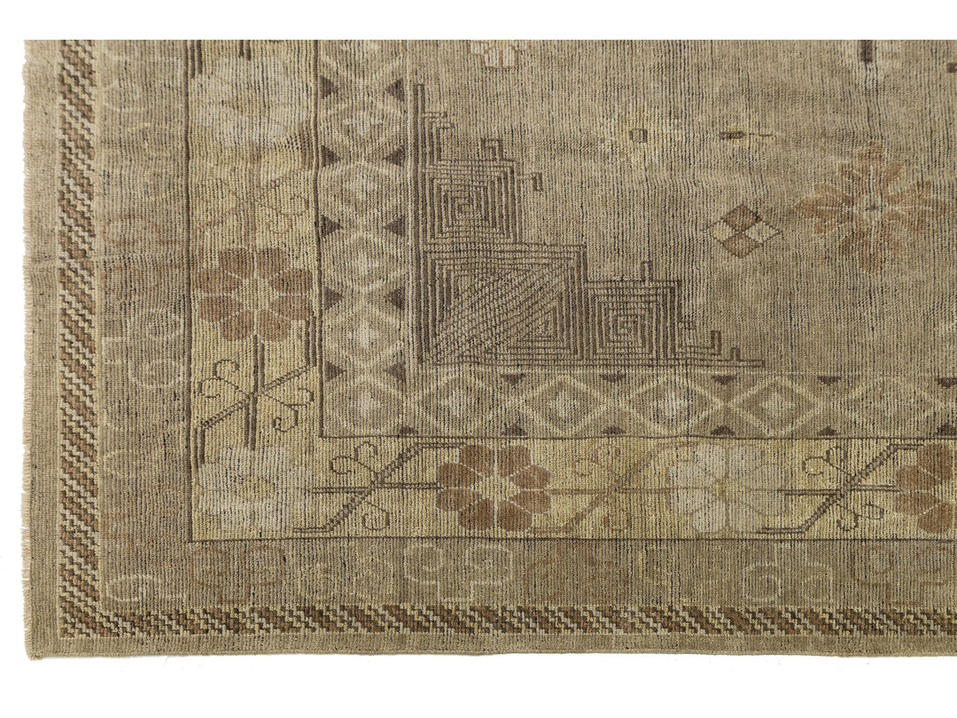 Modern Senneh Wool Rug 15 X 16