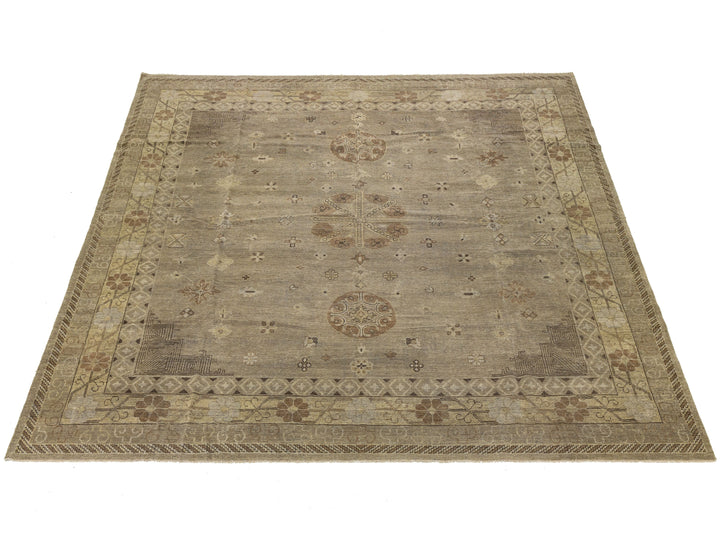 Modern Senneh Wool Rug 15 X 16