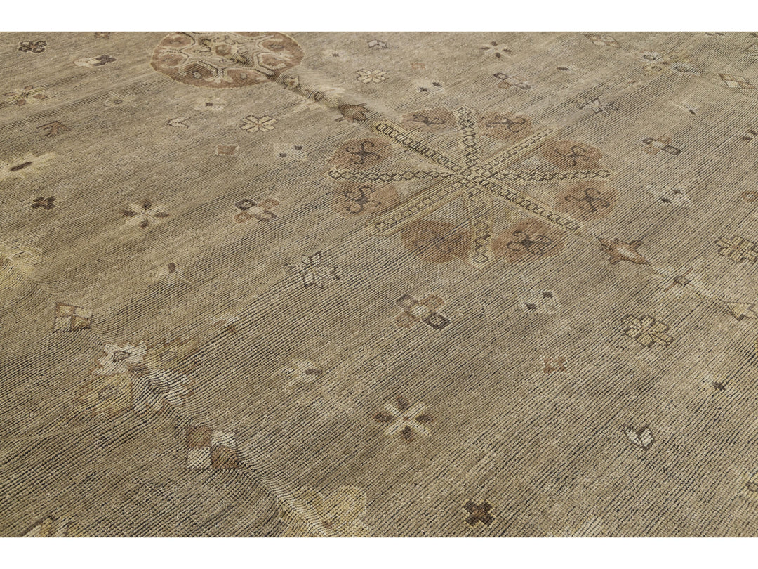 Modern Senneh Wool Rug 15 X 16