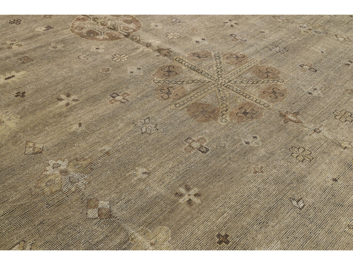 Modern Senneh Wool Rug 15 X 16