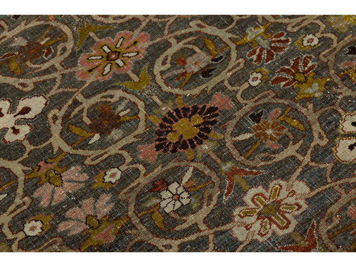 Antique Bidjar Wool Rug 12 X 15