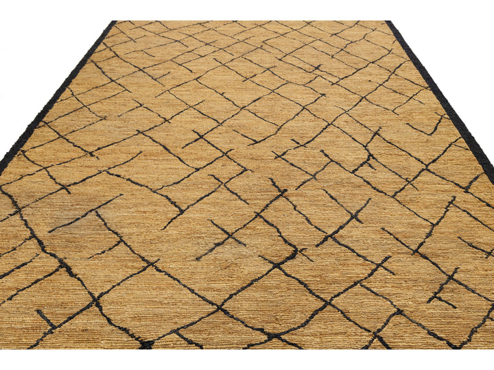 Contemporary Soumak Wool Rug 9 X 12