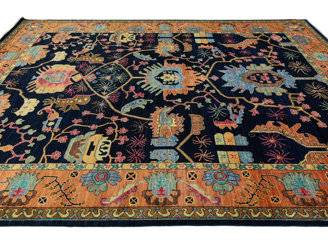 Modern Serapi Wool Rug 9 X 12