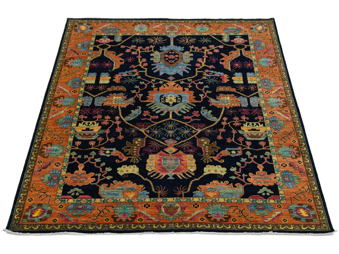Modern Serapi Wool Rug 9 X 12