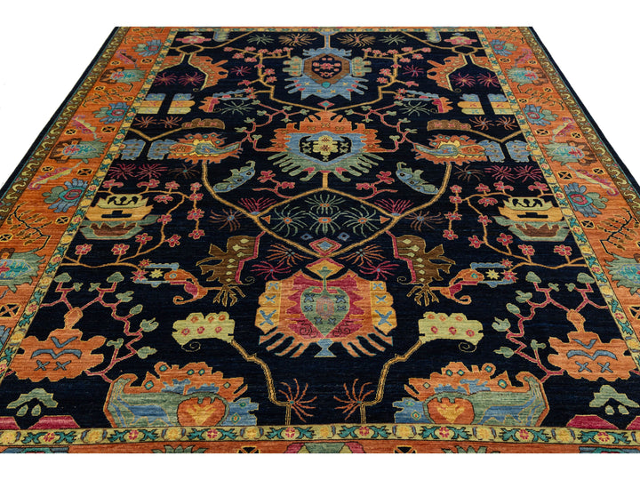 Modern Serapi Wool Rug 9 X 12