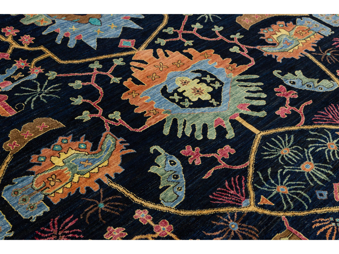 Modern Serapi Wool Rug 9 X 12