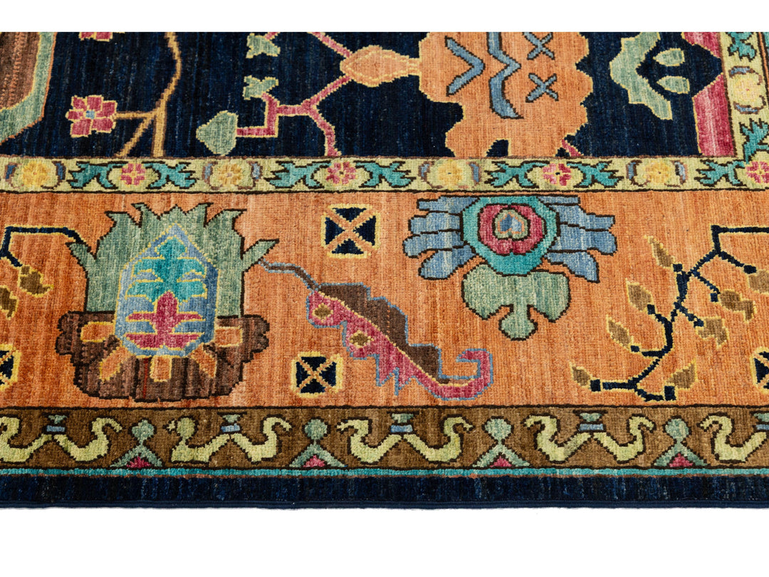 Modern Serapi Wool Rug 9 X 12