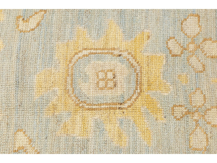 Modern Oushak Wool Rug 15 X 23