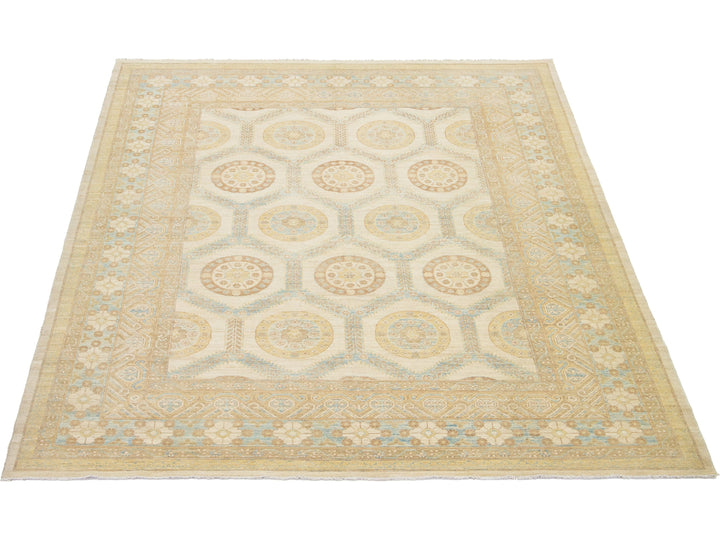 Modern Khotan Wool Rug 9 X 12
