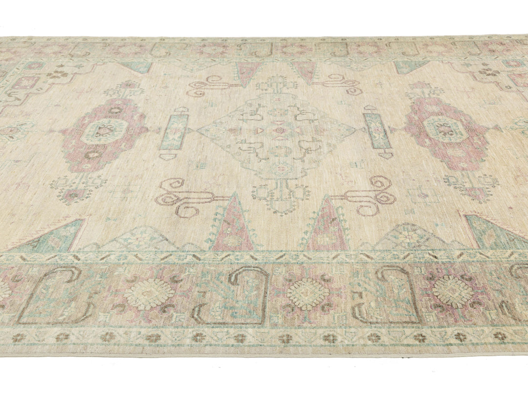 Modern Serapi Wool Rug 11 X 13