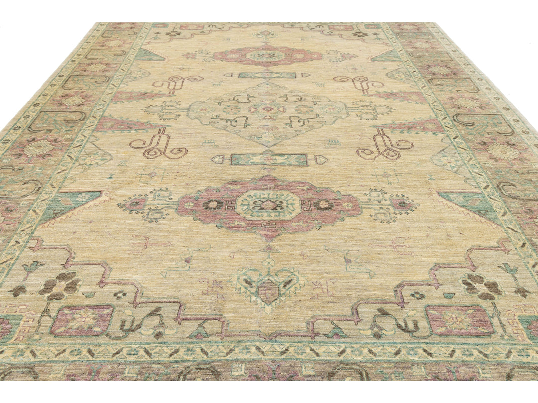 Modern Serapi Wool Rug 11 X 13