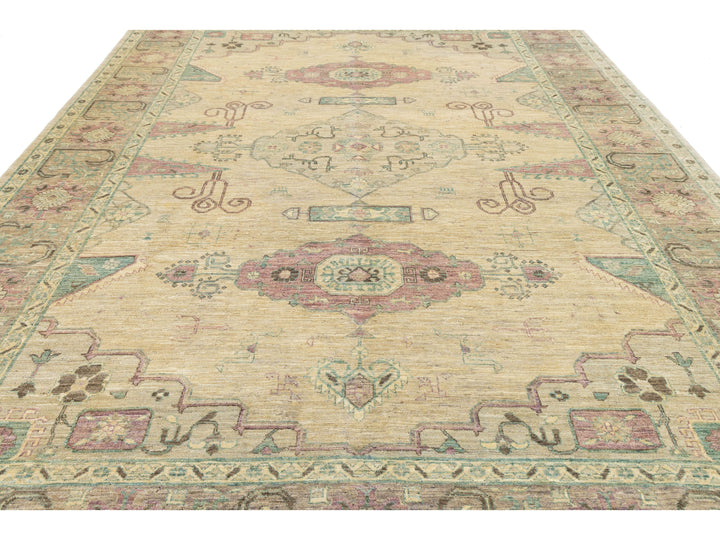Modern Serapi Wool Rug 11 X 13