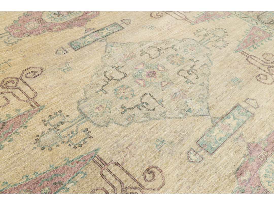 Modern Serapi Wool Rug 11 X 13