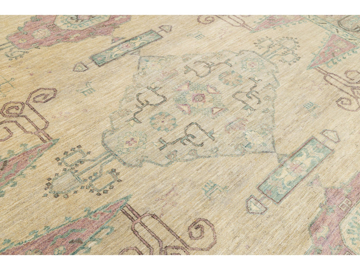 Modern Serapi Wool Rug 11 X 13