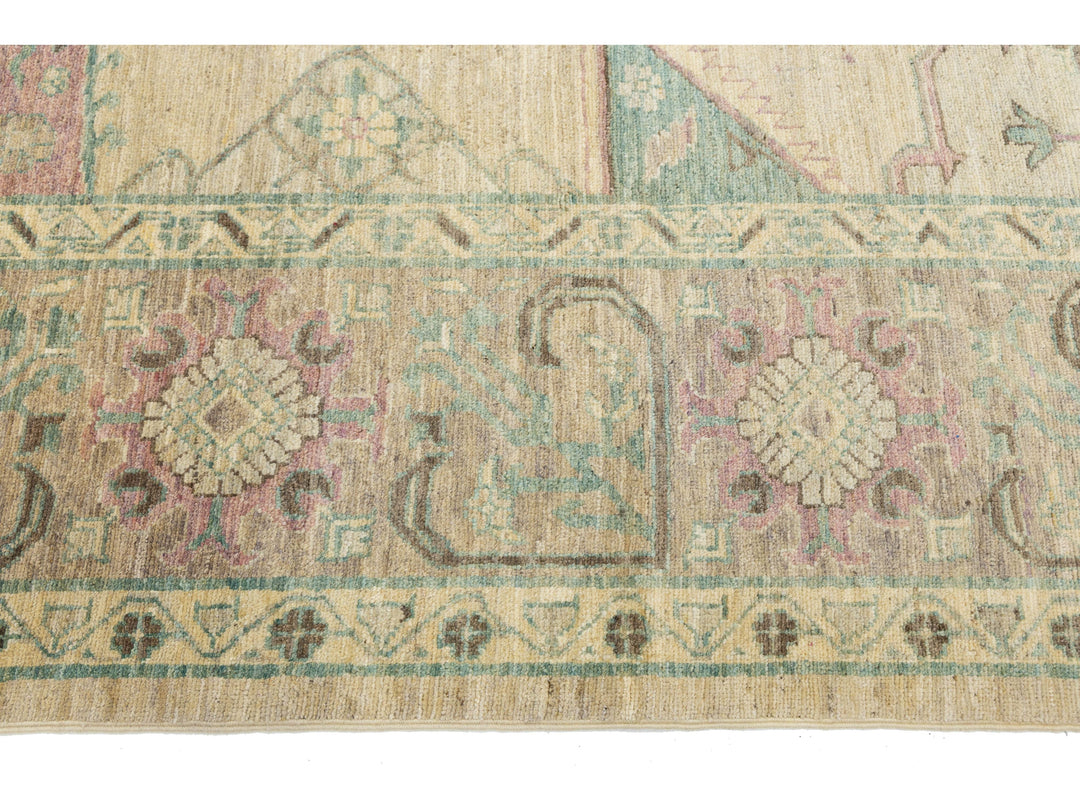 Modern Serapi Wool Rug 11 X 13