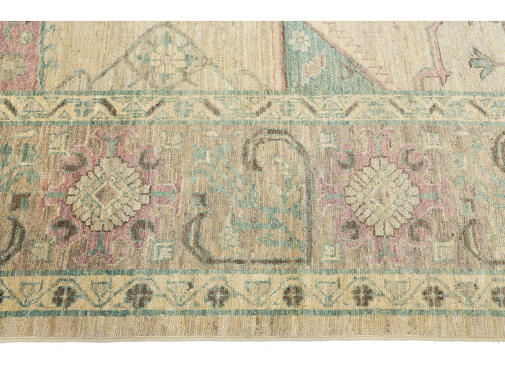 Modern Serapi Wool Rug 11 X 13