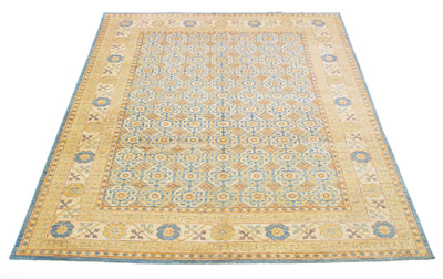 Modern Khotan Wool Rug 9 X 12