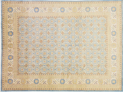 Modern Khotan Wool Rug 9 X 12