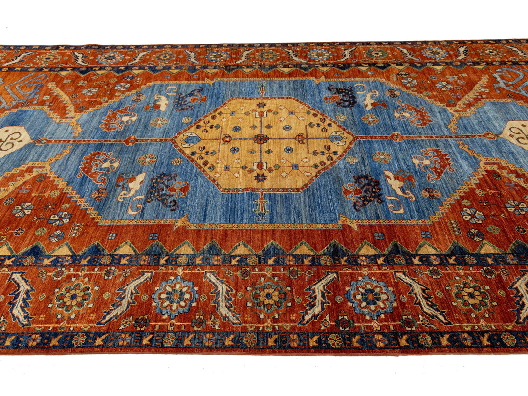 Modern Serapi Wool Rug 7 X 14