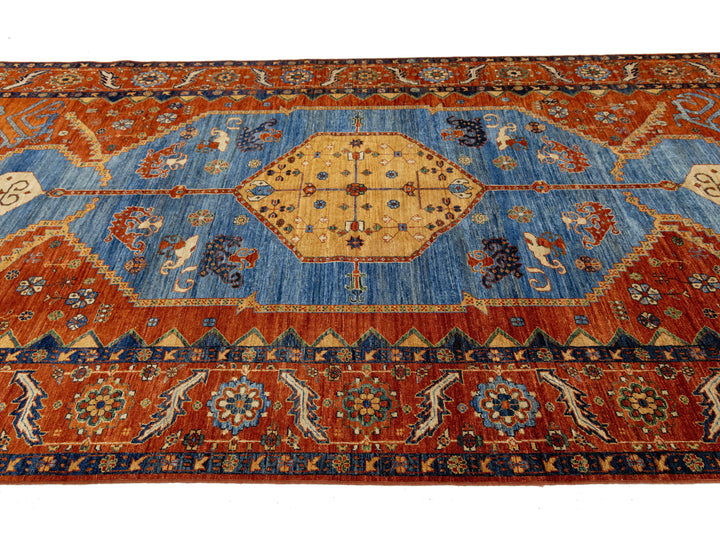 Modern Serapi Wool Rug 7 X 14