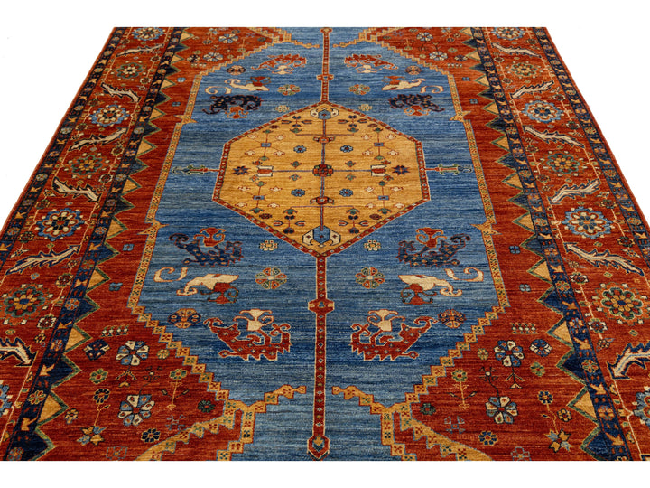 Modern Serapi Wool Rug 7 X 14