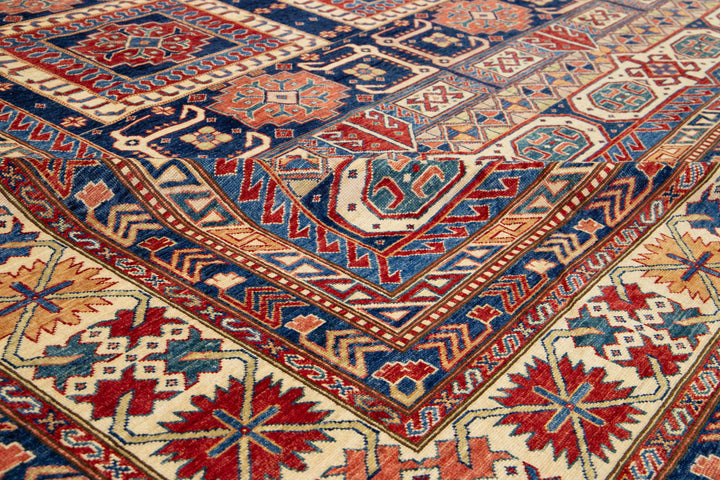 Modern Kazak Wool Rug 6 X 8